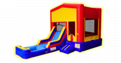 Space Saver Bounce House Combo Wet or Dry