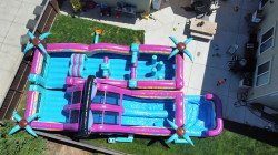 Island20flow20hero203 1717815338 40' Island Flow Obstacle Course w/ 16' Dual Lane Water Slide