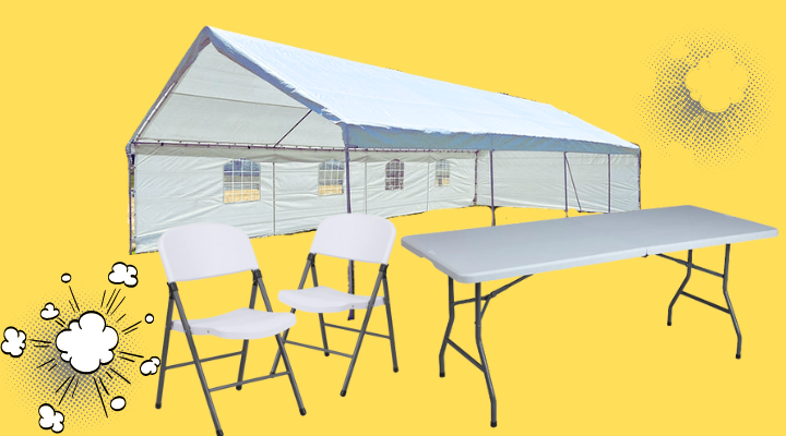 Tent, Table and Chair rentals